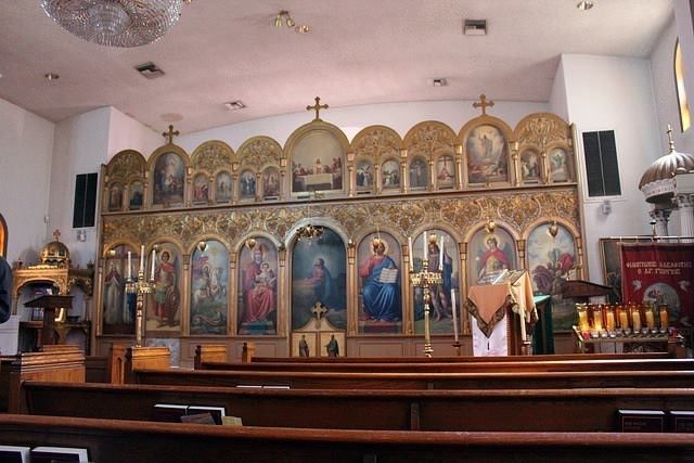 Nave of St. George with the iconostasis