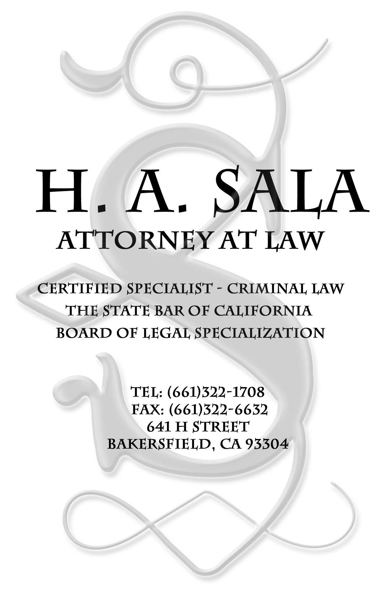 H.A. Sala Attorney at Law